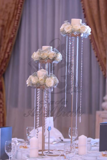 Blooming Wedding flower arrangement by professional event organizers in Dubai
