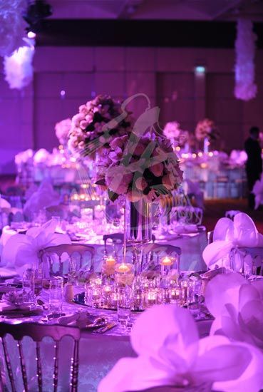 Colorful Floral Bouquet decoration setup for corporate event management company