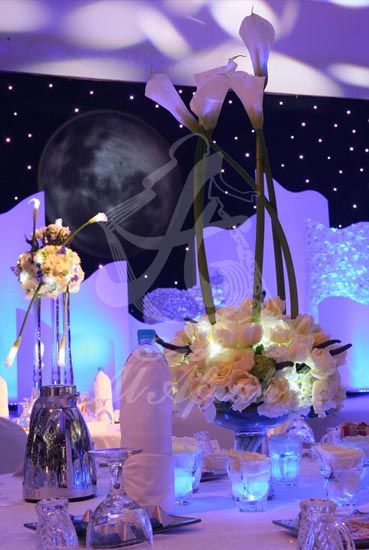 Beautiful floral pattern decoration by event managers in dubai